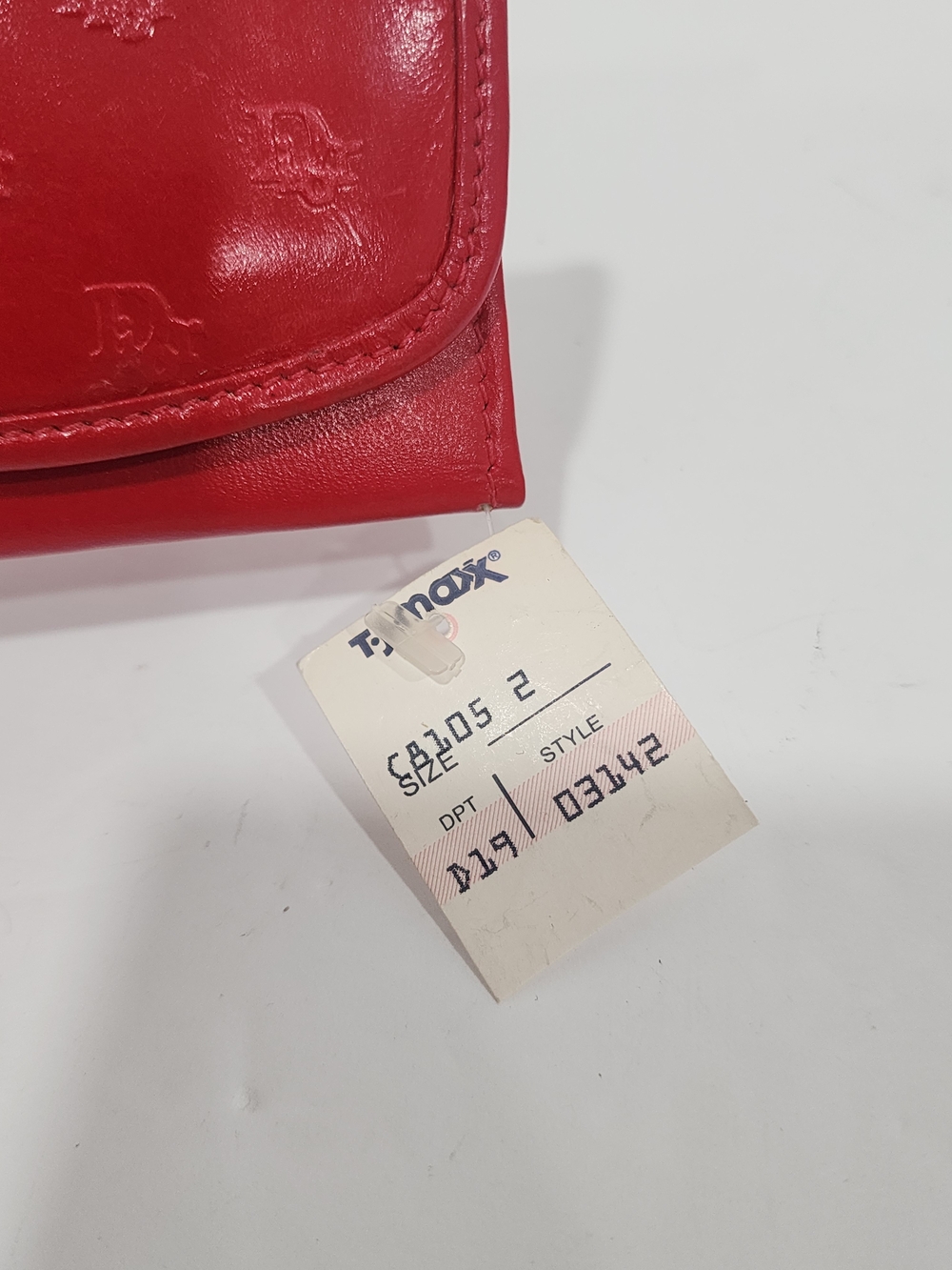 Vintage Christian Dior Red Leather 6 Key Case Holder Case - Picture 2 of 12